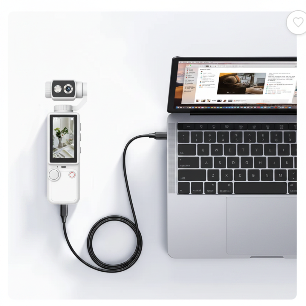 Enhanced Gimbal Camera Webcam Lifestyle Shot