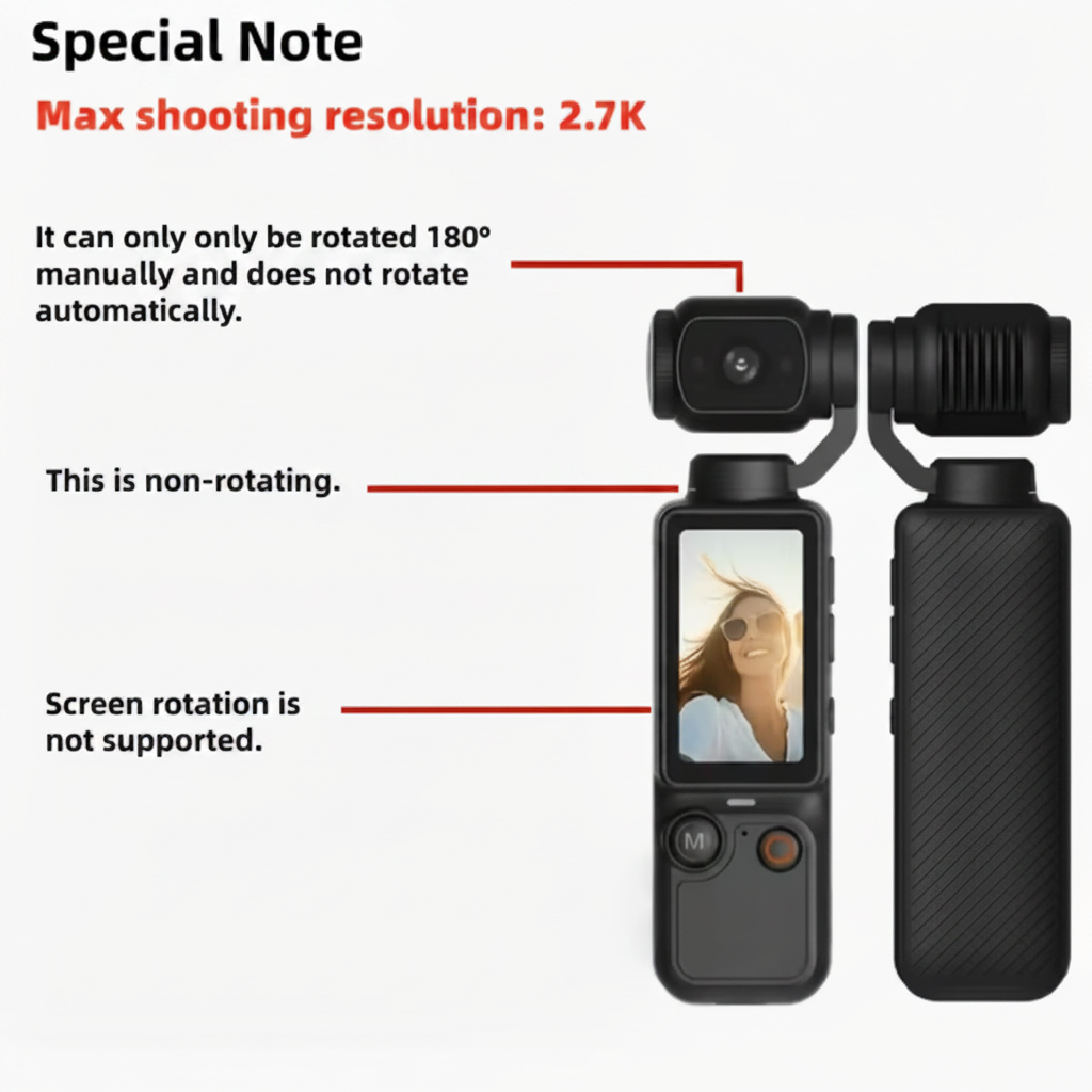 Gimbal Camera Special Note