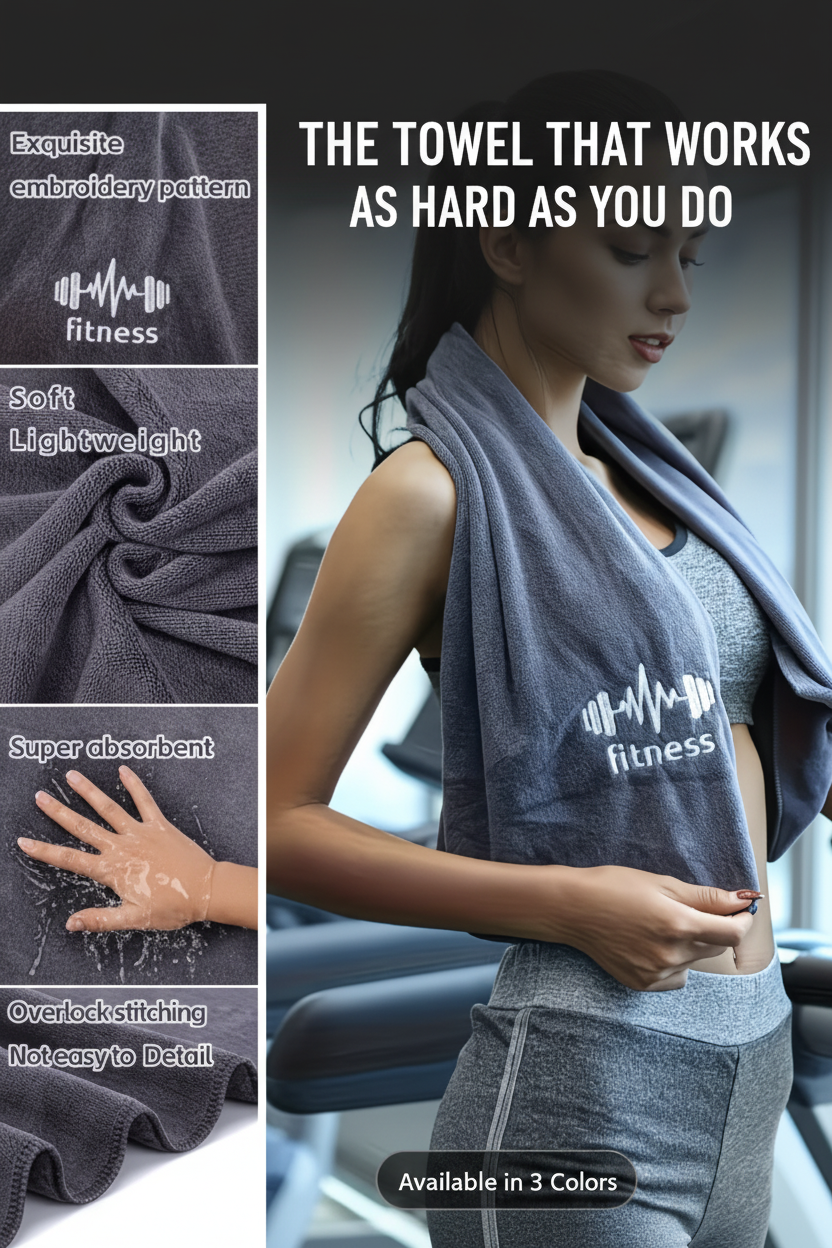 High Converting Gym Towel Ad