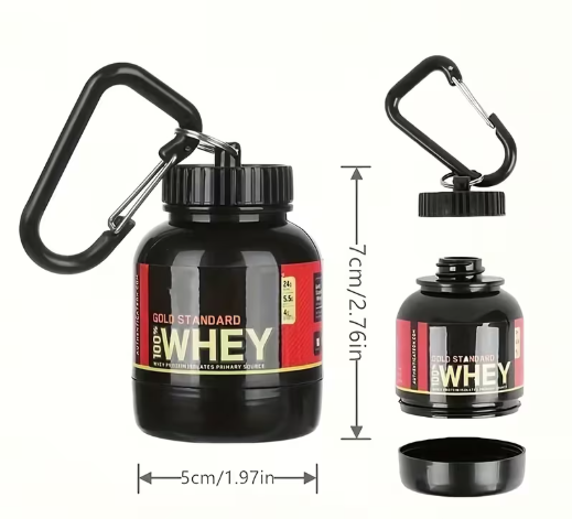 Mini Whey Protein Shaker Keychain™