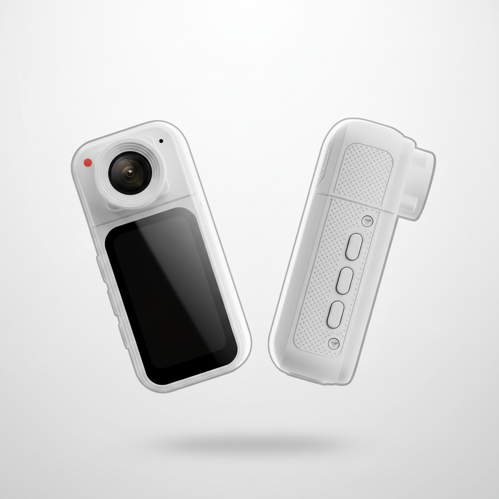 White Mini Camera - Floating Premium